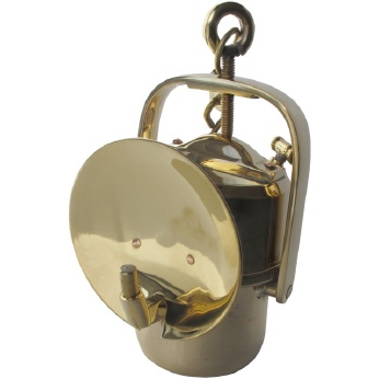 Markscheider Handkarbidlampe Messing